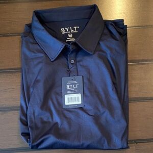 BYLT Basics Men's Deep Blue Polo